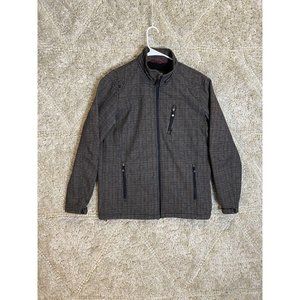 Buckle BKE Sport Men’s Medium Gray Black Jacket Fleece Lined Coat